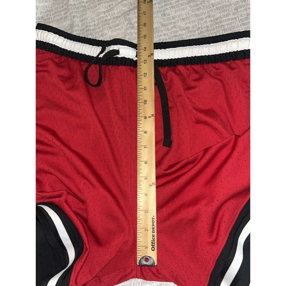 Nike Jordan Sport Men's Dri-FIT Diamond Shorts Fight Size 2XL RED/Mint Foam